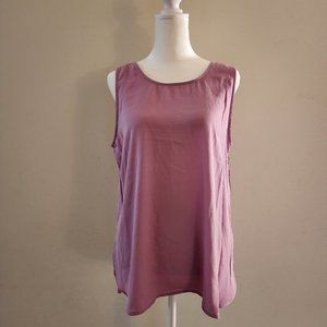 Halogen - Womens Tank Top Blouse - Pink Gale Color - Size M - NWT